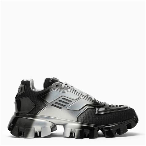 prada metallic chunky trainers